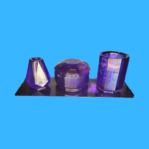 Elegant 4-Piece Purple Décor Set