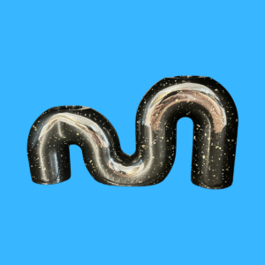 Modern Curved Candle Holder