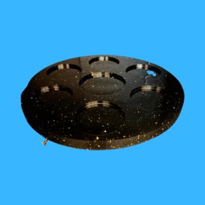 Elegant Black & Gold Wine Tray