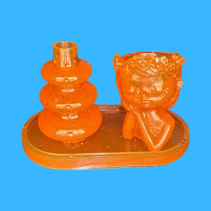 Orange Elegance Trio Set