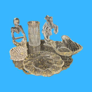 Luxury 7-Piece Decorative Set with Golden Accents